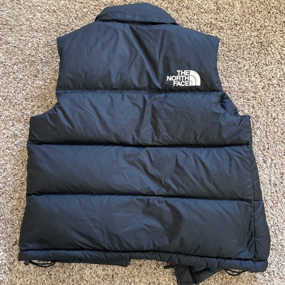 The North Face Womens Nuptse 700 Down Puffer Vest Black Size Medium 0492 - Picture 7 of 8